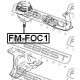 FM-FOC1 FEBEST Подвеска, двигатель