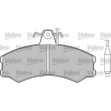 540107 VALEO Комплект тормозных колодок, дисковый тормоз