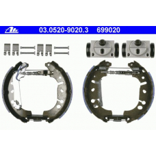 03.0520-9020.3 ATE Комплект тормозных колодок