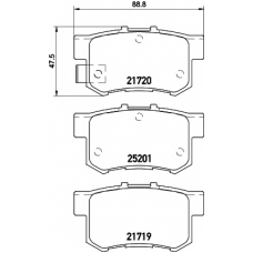 8DB 355 015-611 HELLA PAGID Комплект тормозных колодок, дисковый тормоз