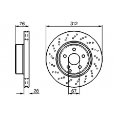 0 986 478 471 BOSCH Тормозной диск