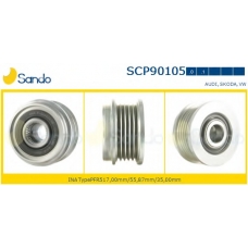 SCP90105.0 SANDO Ременный шкив, генератор