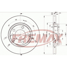 BD-3021 FREMAX Тормозной диск