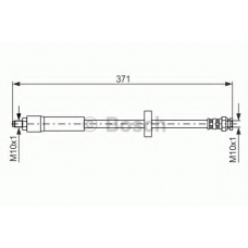 1 987 476 668 BOSCH Тормозной шланг