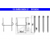 13.0460-0424.2 ATE Комплектующие, колодки дискового тормоза