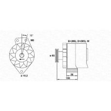 943356678010 MAGNETI MARELLI Генератор