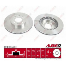 C3R007ABE ABE Тормозной диск