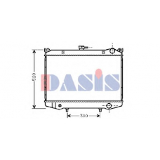 071130N AKS DASIS Радиатор, охлаждение двигателя