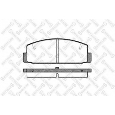190 020-SX STELLOX Комплект тормозных колодок, дисковый тормоз