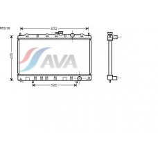 MT2130 AVA Радиатор, охлаждение двигателя