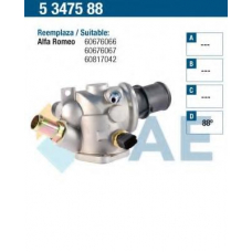 5347588 FAE Термостат, охлаждающая жидкость