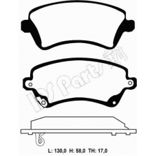 IBD-1211 IPS Parts Комплект тормозных колодок, дисковый тормоз