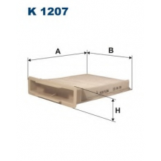 K1207 FILTRON Фильтр, воздух во внутренном пространстве