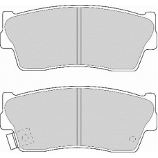 FD6529A NECTO Комплект тормозных колодок, дисковый тормоз