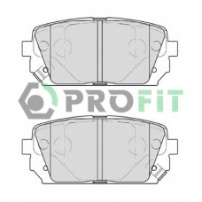 5000-4193 PROFIT Комплект тормозных колодок, дисковый тормоз