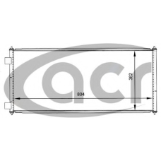 300063 ACR Конденсатор, кондиционер