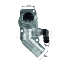 TI 43 92D MAHLE Термостат, охлаждающая жидкость