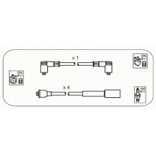 S14.P JANMOR Комплект проводов зажигания
