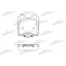 PBP1610 PATRON Комплект тормозных колодок, дисковый тормоз