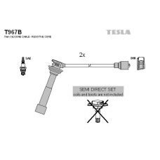 T967B TESLA Комплект проводов зажигания