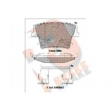 RB2069 R BRAKE Комплект тормозных колодок, дисковый тормоз