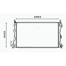 RM0395 EQUAL QUALITY Радиатор, охлаждение двигателя