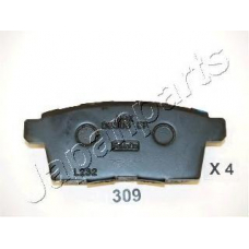 PP-309AF JAPANPARTS Комплект тормозных колодок, дисковый тормоз