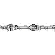 210265 GSP Приводной вал