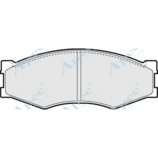 PAD461 APEC Комплект тормозных колодок, дисковый тормоз