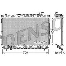 DRM41002 DENSO Радиатор, охлаждение двигателя