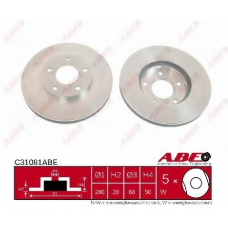 C31081ABE ABE Тормозной диск