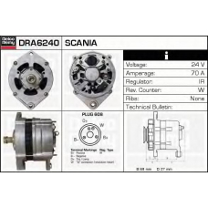 DRA6240 DELCO REMY Генератор