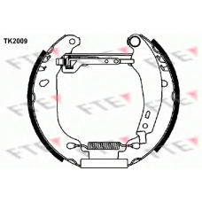 TK2009 FTE Комплект тормозных колодок