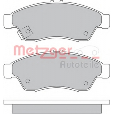 1170584 METZGER Комплект тормозных колодок, дисковый тормоз