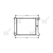 02002096 VAN WEZEL Радиатор, охлаждение двигателя