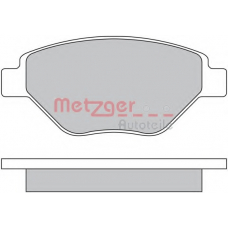 1170652 METZGER Комплект тормозных колодок, дисковый тормоз