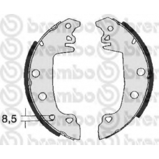 S 61 511 BREMBO Комплект тормозных колодок