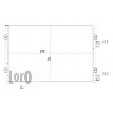 008-016-0003 LORO Конденсатор, кондиционер