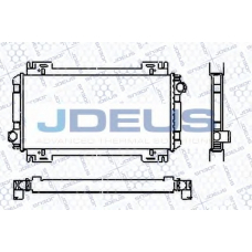 RA0120060 JDEUS Радиатор, охлаждение двигателя