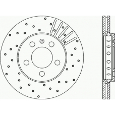 BDRS1730.25 OPEN PARTS Тормозной диск