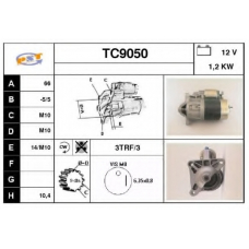 TC9050 SNRA Стартер