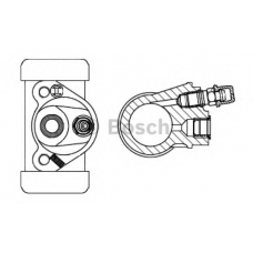 F 026 002 361 BOSCH Колесный тормозной цилиндр