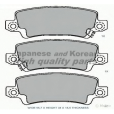 1083-5202 ASHUKI Комплект тормозных колодок, дисковый тормоз