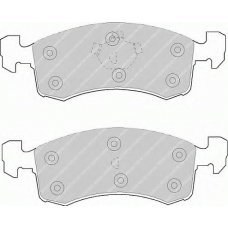 FDB923 FERODO Комплект тормозных колодок, дисковый тормоз