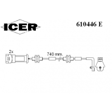 610446 E ICER Сигнализатор, износ тормозных колодок