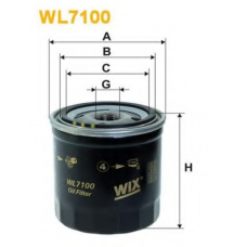 WL7100 WIX Масляный фильтр