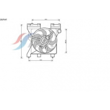 CN7547 AVA Вентилятор, охлаждение двигателя