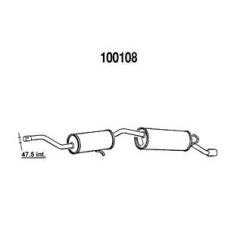 394310010800 MAGNETI MARELLI Выпускной трубопровод