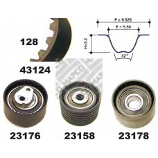 23124 MAPCO Комплект ремня грм