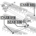 CHAB-019 FEBEST Подвеска, рычаг независимой подвески колеса